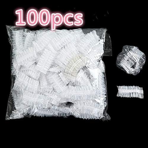 COSLUXE ear caps 100 Pcs for Clear Waterproof Ear Protectors – Disposable Ear Caps for Bathing, Shower, Hair Dye, Spa, and Salon Use – Elastic and Lightweight Ear Covers for Home, Hotel, and Travel - Image 8