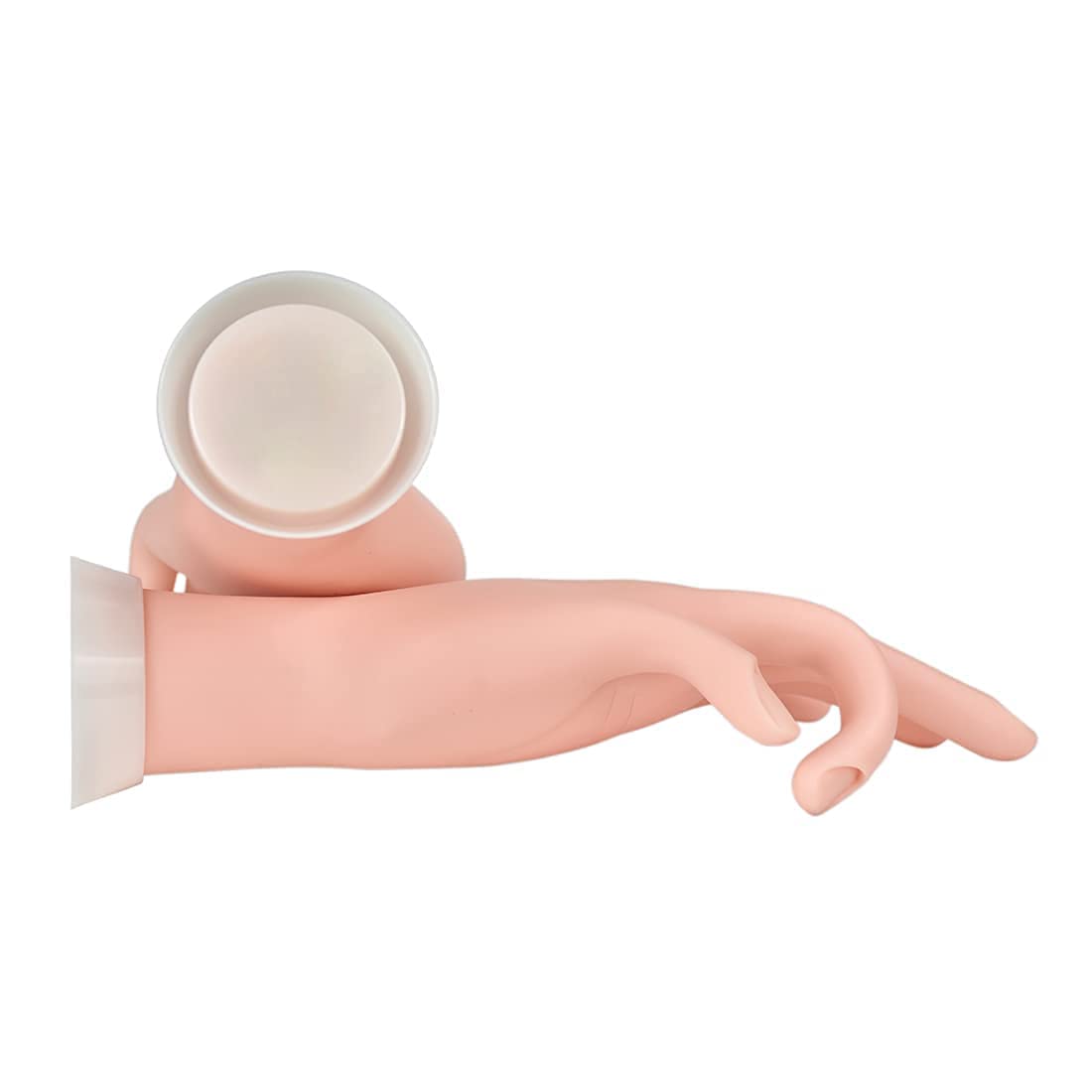 NAILWIND Practice Hand for Acrylic Nails, Fake Nail Hand Practice, Flexible Bendable Mannequin Rubber Hand, Manicure Hands Nails Art Hand Training Hand for Nail Practice 1-Pcs - Image 3