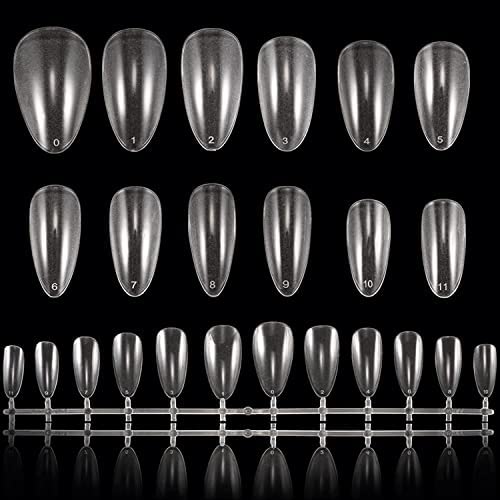 COSLUXE Fake Nails Nail Tips Acrylic, Soft Gel Press on Nails Full Cover Artificial Nails for Nail Salon DIY Nail Design Practice 240 - Image 3