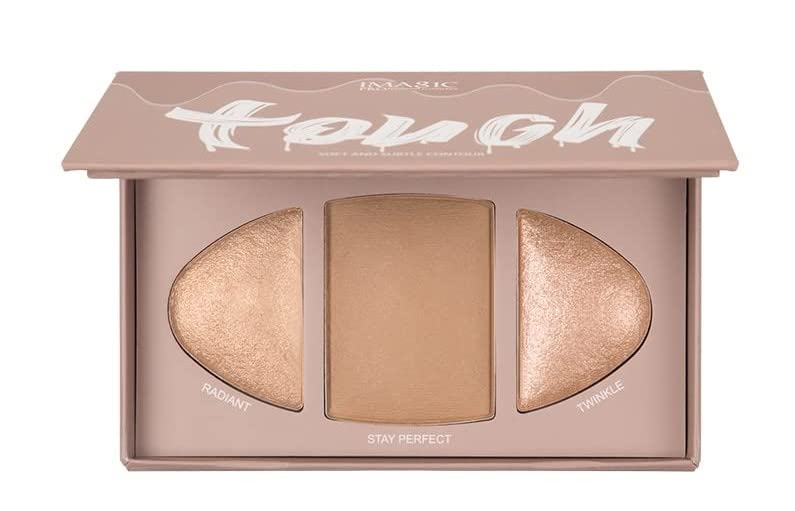 COSLUXE IMAGIC PROfessional Cosmetic TOUCH SOFT AND SUBTLE Contour Highlighters & Illuminators Palette 22g (02 - GOLDEN BEACH)