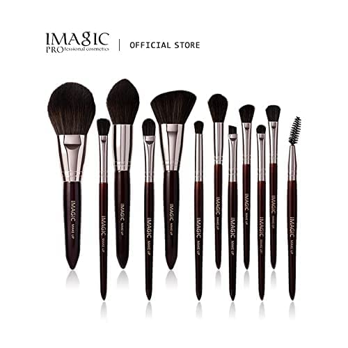 COSLUXE IMAGIC PROfessional 12PCS Professional Makeup Brush Set For Foundation Powder Blush Eyeshadow Face Makeup Brush - Image 6