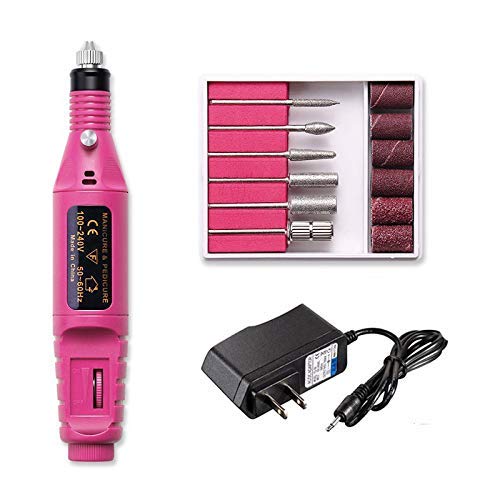 NAILWIND Professional Portable Electric Nail Drill,Acrylic Nail Kit, Gel Remover Nail Tools,File Finger Toe Care Nail Tips Nail Care, Nail Polishing Machine Pedicure Machine set - Image 2