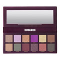 HUDAMOJI Fall Romance 12 Colors Eye Shadow Palette,Makeup Palette Matte Shimmer 12 Colors - Highly Pigmented, Ultra-Blendable, Natural Velvet Texture Eyeshadow Palette 14g