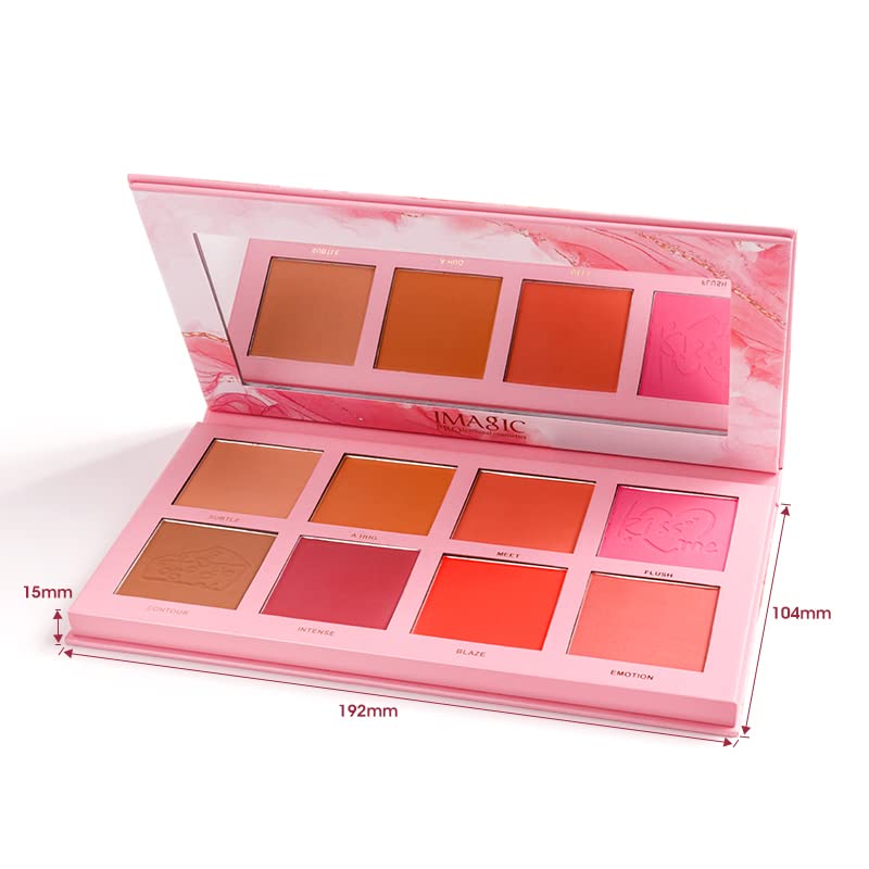 COSLUXE IMAGIC PRO CHEESE PROFESSION 8 COLOR CONTOUR & BLUSH PALETTE 32.8g - Image 8