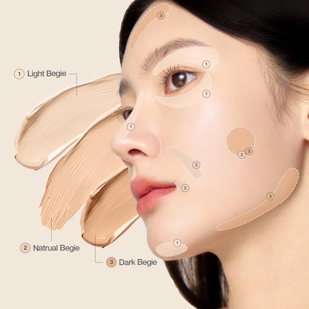 My Colors X Cover Up Pro Concealer | Cream Natural Concealer | 3 In 1 Concealer Palette Full Coverage | Hides Blemishes, Flaws & Dark Circle | Long-Lasting, 15g - Image 4