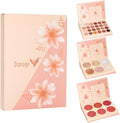COSLUXE x Daroge Blusher Palette, All In 1 Make Up Eyeshadow Highlight Blush Palette - Long Wearing Highly Pigmented Glitter Makeup Palette For Women Girls 106g