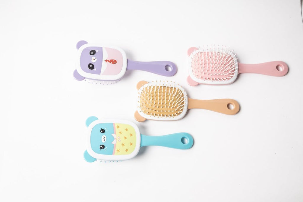 COSLUXE x Hair Brush, Rectangular Detangle Hair Brush Comb for Girls, Women Kids/Hair Comb - Girls Gifts - 1pcs Bear- Rectangular, 1 - Image 5
