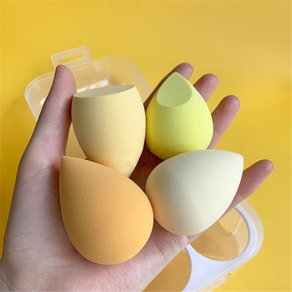 My Colors Beauty Blender Sponge in A Storage Box,4 Pcs IN BOX Multicolour Makeup Cosmetic Puff Makeup Sponge With Storage Box Foundation Powder Sponge Beauty Tools Women Makeup Accessories - Image 7
