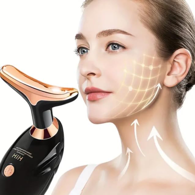 COSLUXE Multi functional Facial Massager, Beauty Face Massager for Face and Neck, Facial Massager for Skin Care, Wrinkle Reduction, Skin Tightening, Blood Circulation Boost - Ergonomic & Travel-Friendly - Image 7