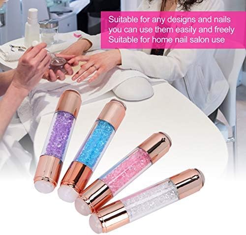 NAILWIND Nail Stamper Kit, Nail Stamping Plates Double Ended, Manicure Stamping Plates Clear Printing Exiqiusite Scraper for Home for Salon - Image 8
