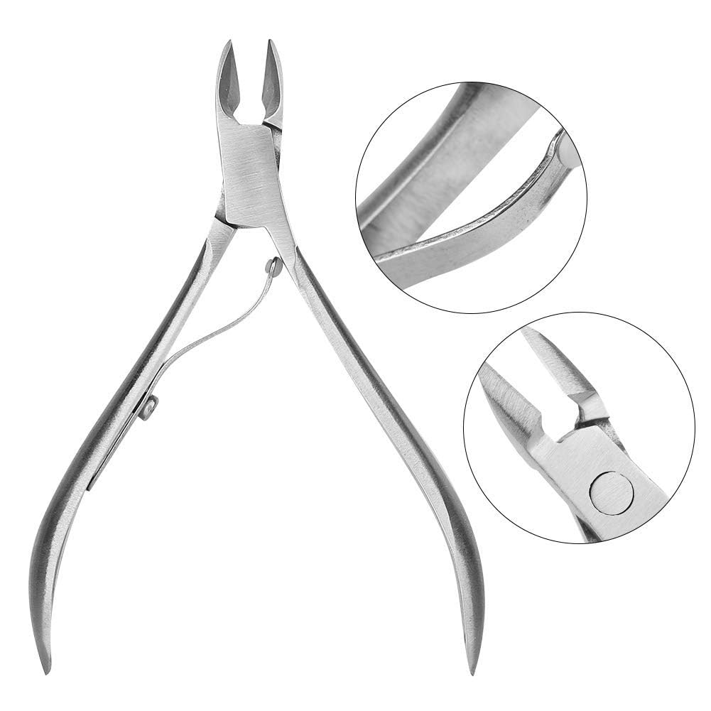 NAILWIND Cuticle Trimmer Cuticle Nippers,Professional Stainless Steel Cuticle Cutter Cuticle Clippers Cuticle Remover,Pedicure Manicure Tools for Fingernails and Toenails - Image 2