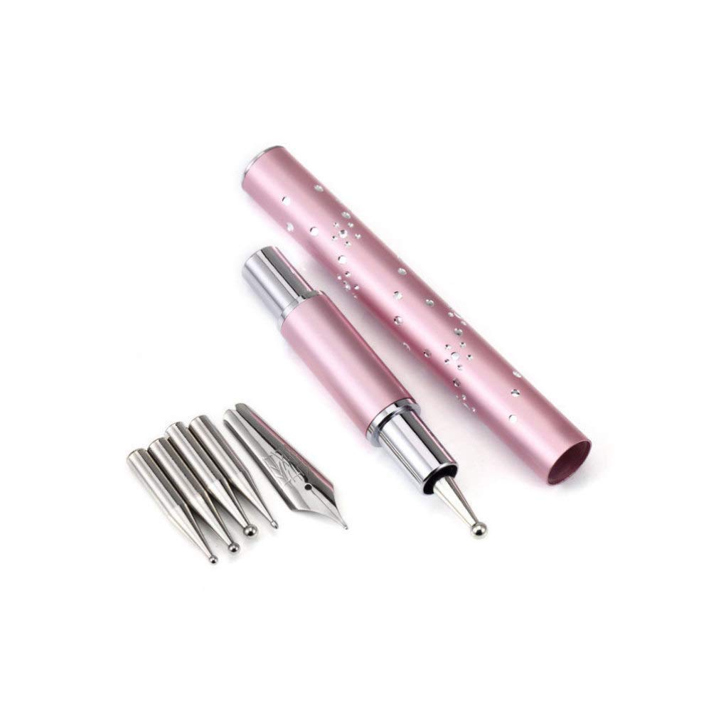 NAILWIND Nail Art Paint Pen , Diamond Crystal Dotting Fountain Pen Brush with Replacement, Accessories Manicures Painting Pens Nail Art Tool Paintbrush Manicure Supplies nail dotting tool,nail pen,nail design tools - Image 4