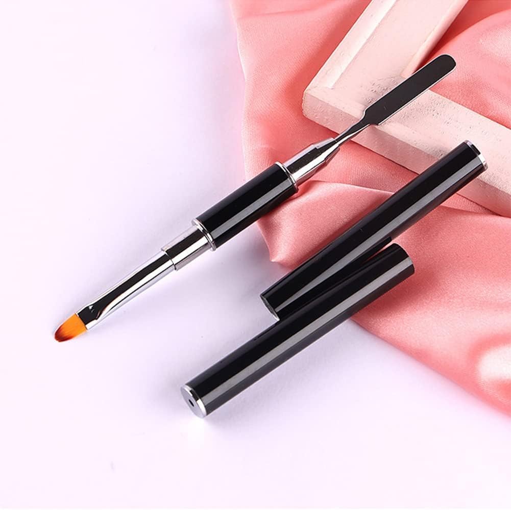 NAILWIND PolyGel Brush and Picker Brush tool for UV Poly Gel, Dual-Ended Poly gel Nail Brush & Picker, 2 in 1 Designs Poly gel Nail Brushes, Stainless Steel Gel Nail Brush Poly gel Slice Tool for Poly Gel UV Gel Acrylic Nails Extension 1- PCS - Image 5