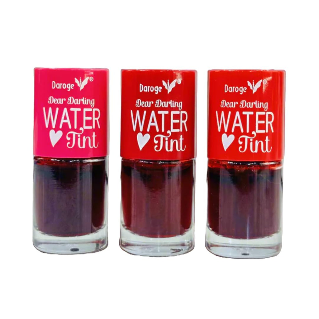 COSLUXE x Daroge 3Pcs Dear Darling Water Tint Gel Luminous Lip & Cheek Tint, Lip/Eye/Cheek 3 in 1 Lip Gloss,