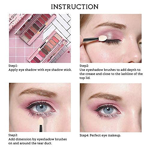 COSLUXE Eyeshadow Applicators, 30 pcs Disposable Double Sided Oval Eyeshadow Brush Sponge Applicator Disposable Eye shadow Brush Eye shadow Sponge Eye Makeup - Image 4