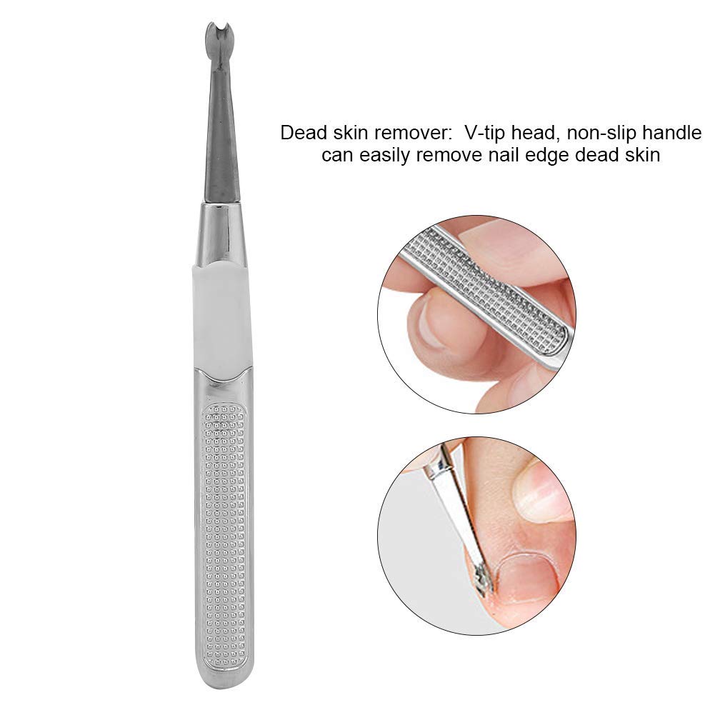 NAILWIND foot scrubber for dead skin, Manicure and Pedicure Tools for Feet - 8 in 1 Pedicure Kit | foot callus remover scrubber set, Foot Scraper, Foot File, Pitchfork, Filer for Nail Repair - 1 Set - Image 9