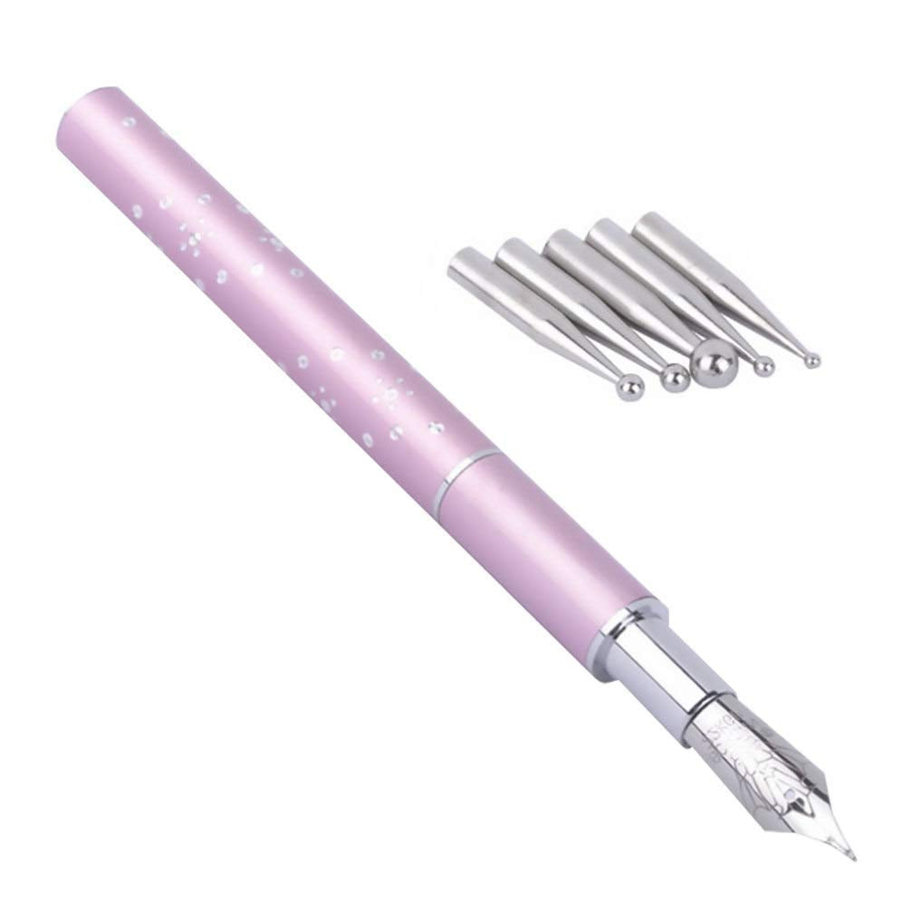 NAILWIND Nail Art Paint Pen , Diamond Crystal Dotting Fountain Pen Brush with Replacement, Accessories Manicures Painting Pens Nail Art Tool Paintbrush Manicure Supplies nail dotting tool,nail pen,nail design tools - Image 6