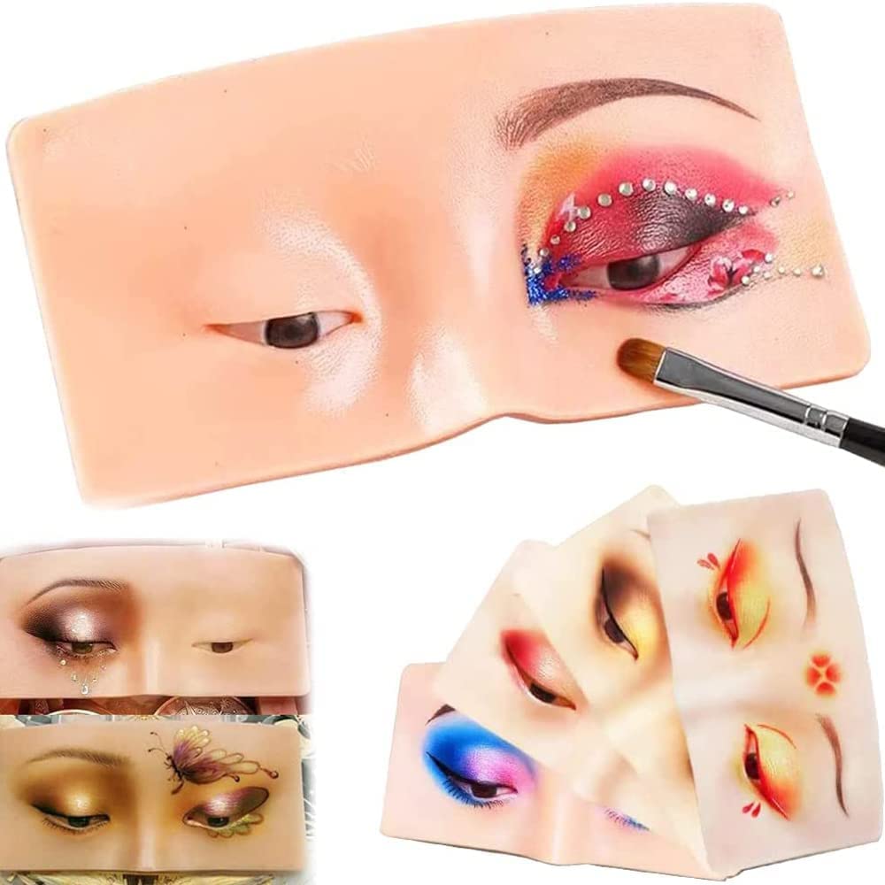 My Colors Eye makeup dummy for makeup practice, Practice Skin Board, for Makeup Practice Mask Skin Face Eye Makeup Practice for Beginner Makeup Artist The Perfect Makeup 1 - Pcs - Image 4