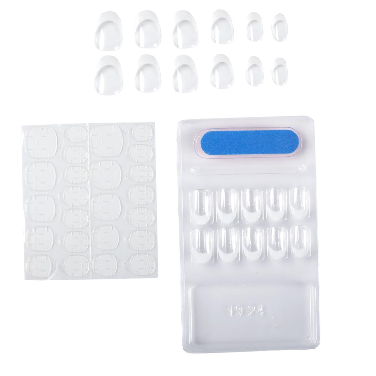 NAILWIND 24pcs Press on Nails | Natural French Short False Nails Acrylic Full Cover Nails,Natural Fake Nails Delicate & Comfortable for Women and Girls (V-42) - Image 4
