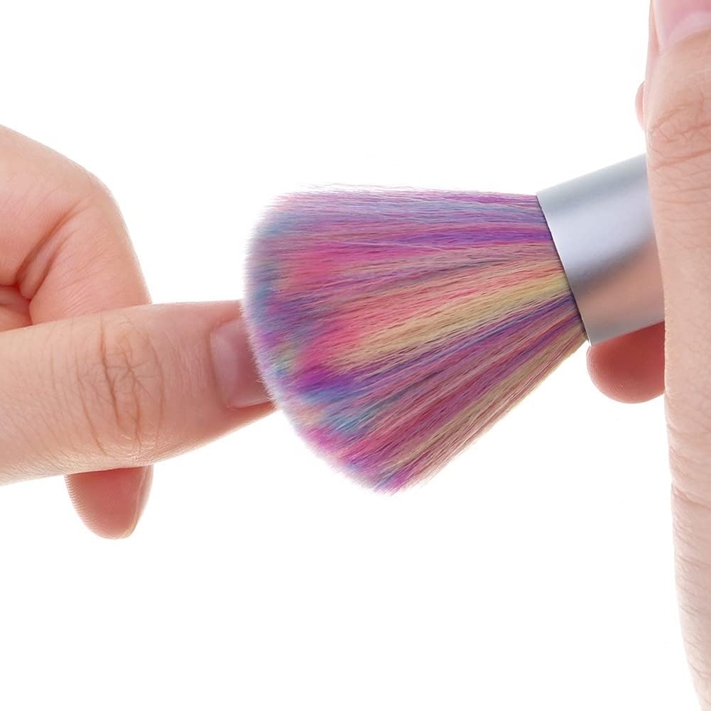 NAILWIND Color Soft nail Cleaner Brush, Mini Nail Art Dust Makeup Remover Brush, Soft Kabuki Cleaner for Makeup, - Image 4