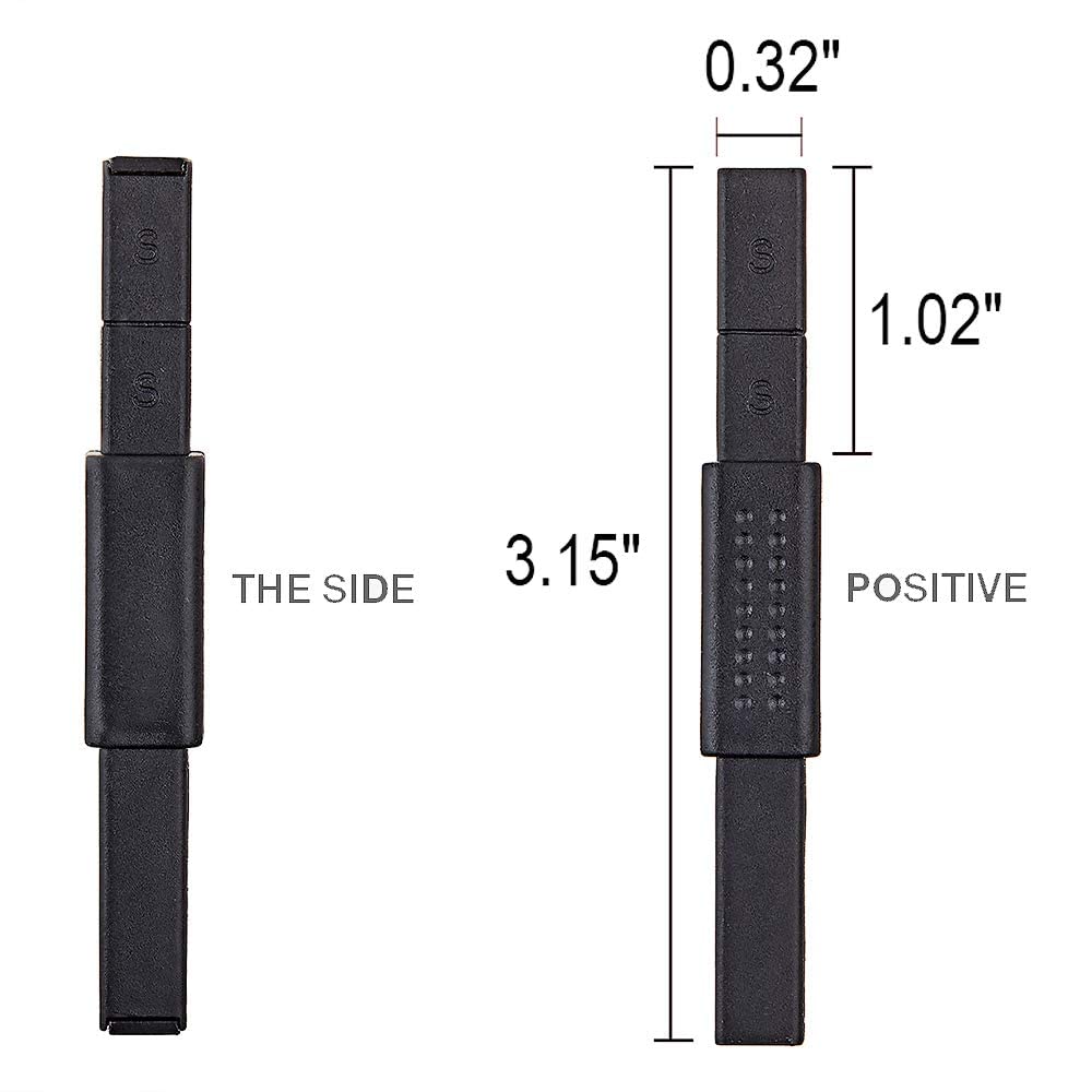 COSLUXE 3 Pcs 3D Cat Eyes Nail Art Magnetic Pen Set Double-head Magic Magnet Stick For 3D Magnetic Cat Eye Gel Nail Polish Nail Art Manicure Tool - Image 5