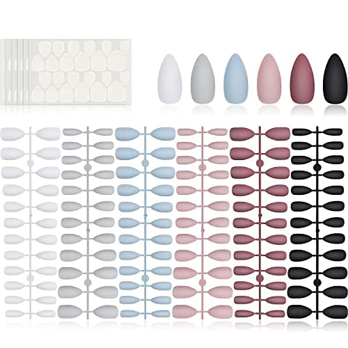 COSLUXE Fake Nails Nail Tips Acrylic, Soft Gel Press on Nails Full Cover Artificial Nails for Nail Salon DIY Nail Design Practice 240 - Image 5
