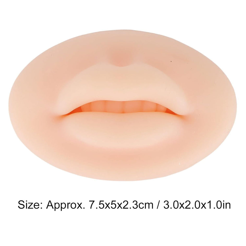 COSLUXE Silicone Practice Skin for Lips - Easy To Use With Tooth Shape for Lipsticks and Face Makeup - Tools 1 Pcs - Image 7