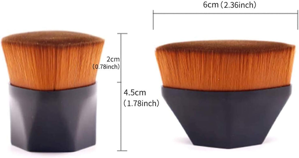 COSLUXE Foundation Makeup Brush, Petal-Shaped Multifunctional Base Makeup Brush,Suitable for Mixed Liquid, Cream or Flawless Powder Cosmetics - Image 6