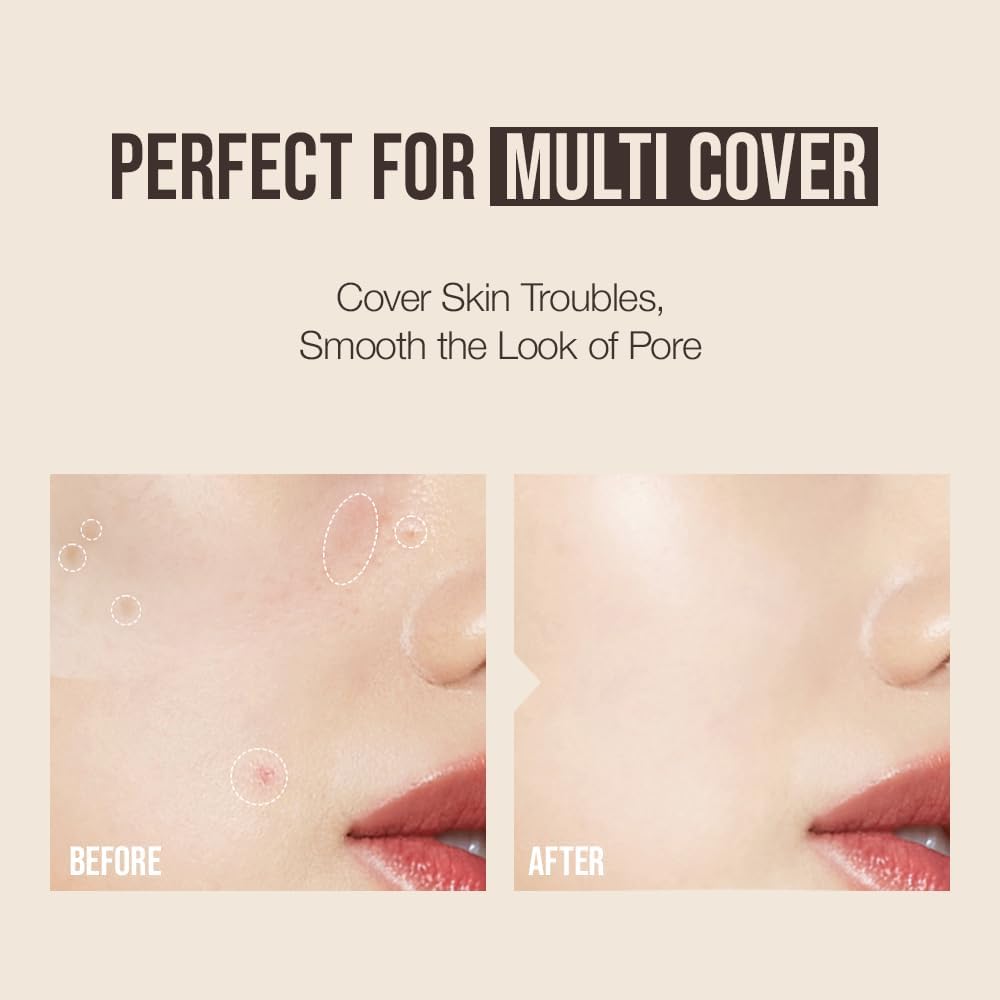 My Colors X Cover Up Pro Concealer | Cream Natural Concealer | 3 In 1 Concealer Palette Full Coverage | Hides Blemishes, Flaws & Dark Circle | Long-Lasting, 15g - Image 2