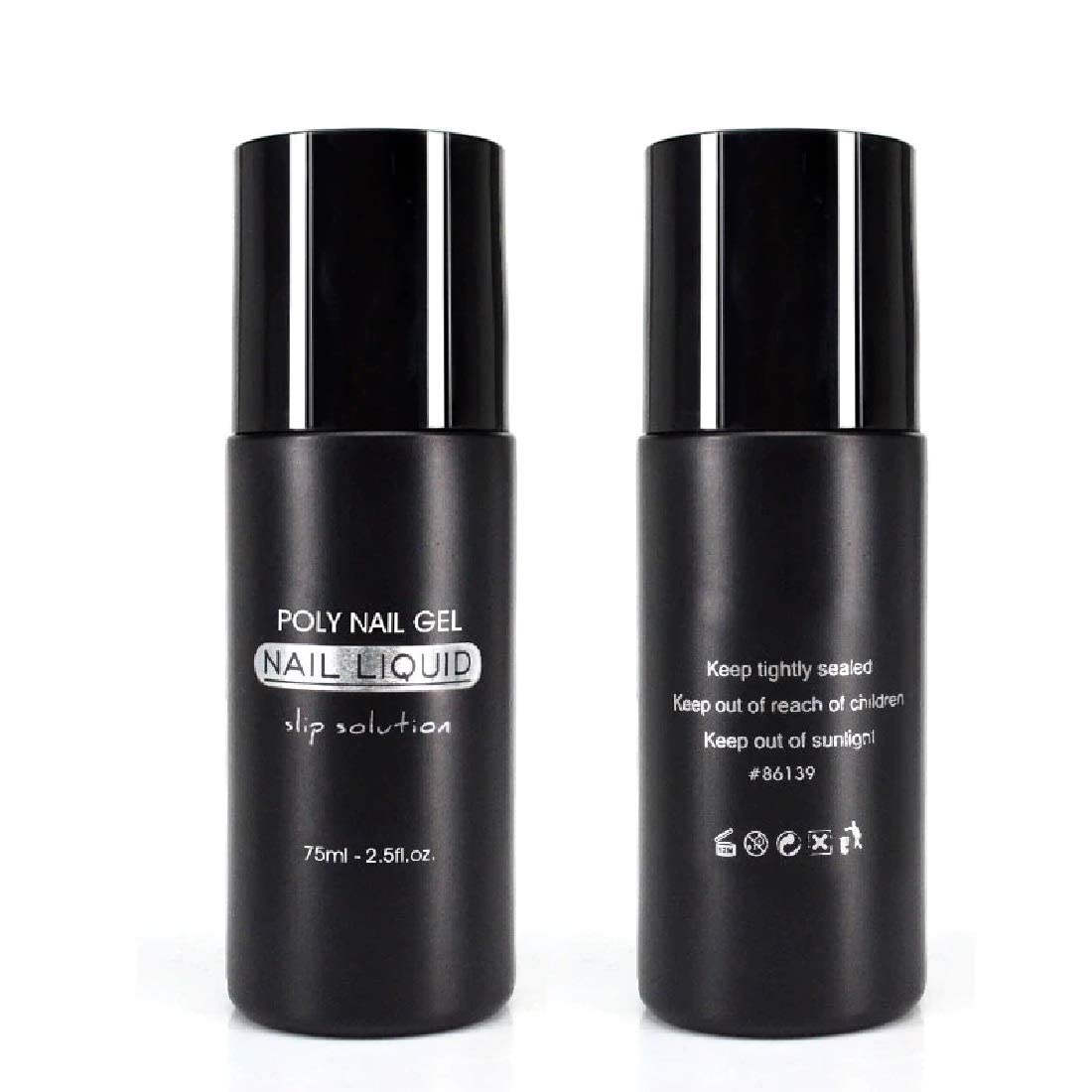 NAILWIND Slip Solution Poly Gel Kit - 75ml Slip Solution for Poly Nail Gel, Nail Extension Liquid Solution Anti-stick Tools with Nail Art Brush Starter Kit for Poly Extension Nails - Image 6
