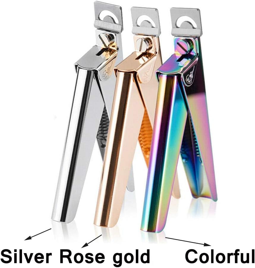 NAILWIND Acrylic Nail Clipper, 1 Pcs Professional Gel False Nails Tips Cutter, Fake Nail Clippers, Cutter Trimmer Stainless Steel Manicure Nail Art Tools (SILVER) - Image 6