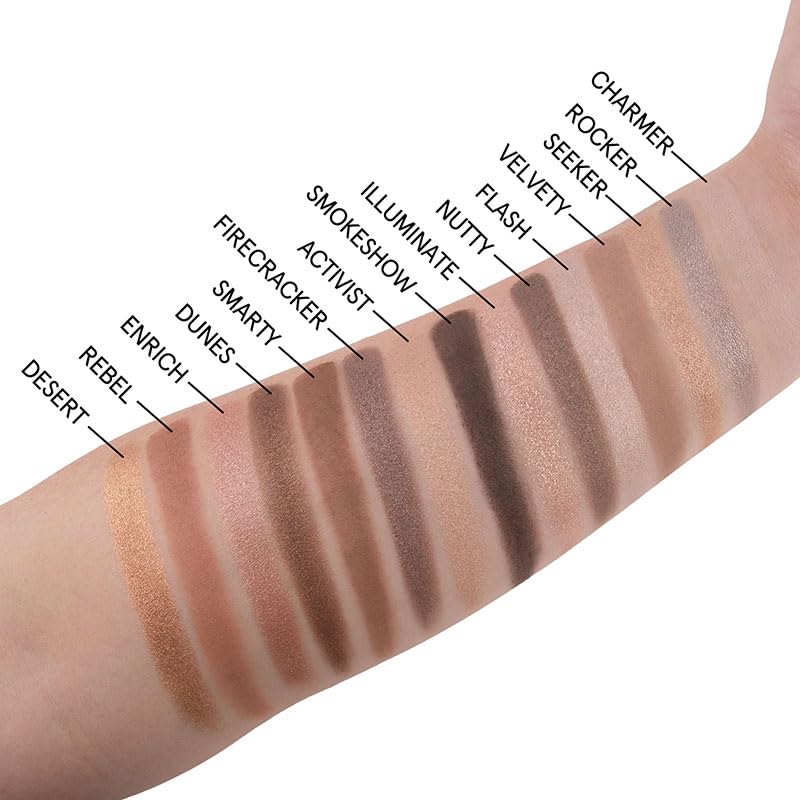IMAGIC 15 Color Uitality Eyeshadow Palette, Eyeshadow Matte Shimmer Finish Make up Palette Highly Pigmented - Multicolor 15x1.2g - Image 2