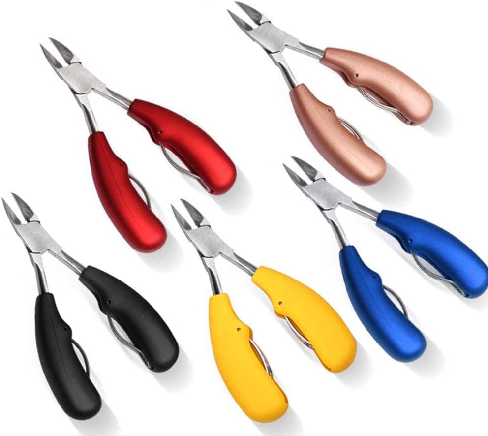 COSLUXE Toenail Clippers, Professional Thick & Ingrown Toe Nail Clippers for Men & Seniors, Pedicure Clippers Toenail Cutters, Super Sharp Curved Blade - Image 6