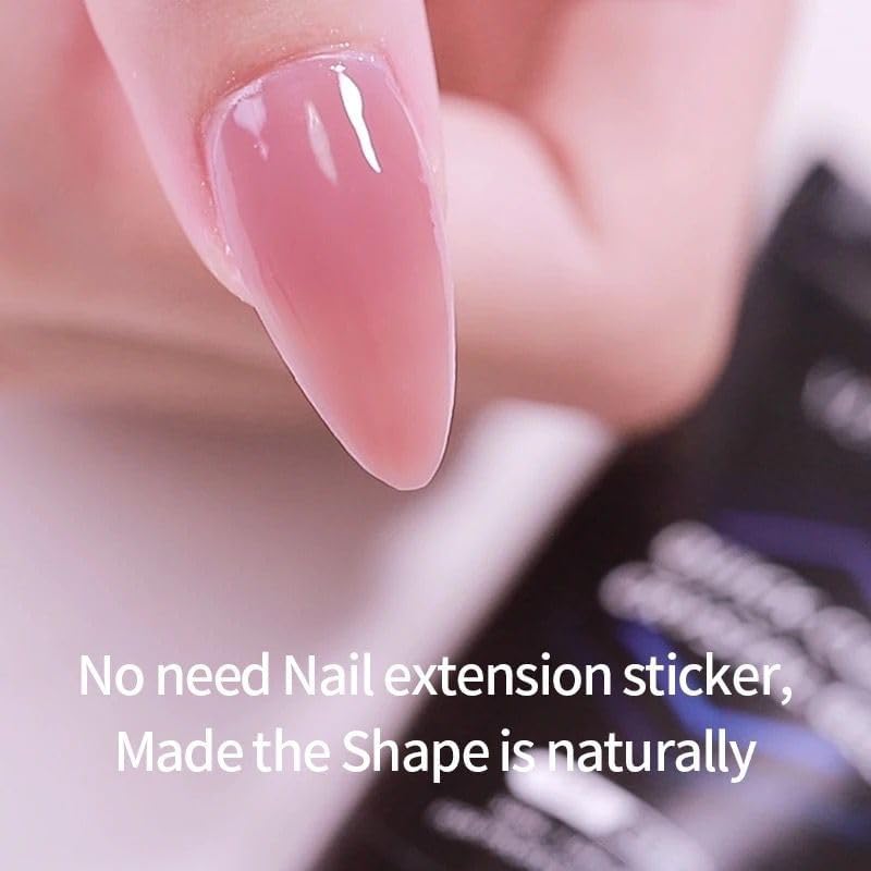 NAILWIND Poly Gel Quick Upgrade Poly Gel Kits, Polygel Nail Kit Builder, Nail Extension Art Design Salon Nails Easy DIY at Home For woman Girls WHITE, 30g - Image 7