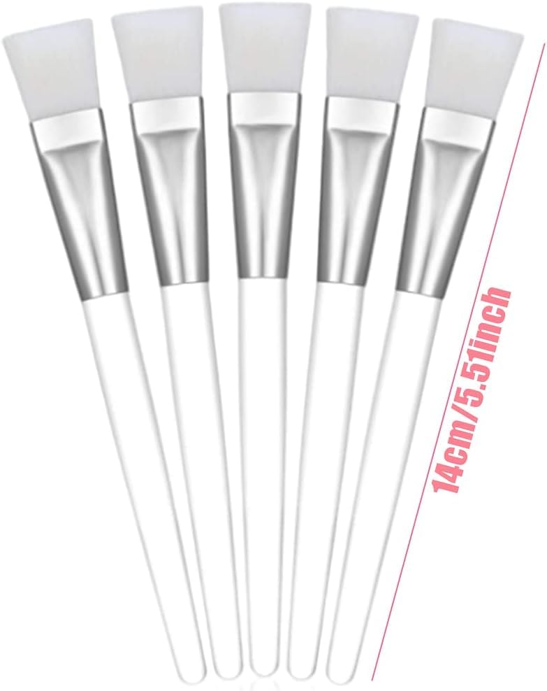 Cosluxe Professional Soft Brush, Face Pack Brush Pack of 12, Facial Brushes Soft Hair Facial Mud Mask Applicator Multifunctional Brushes for Face Mask - Image 2