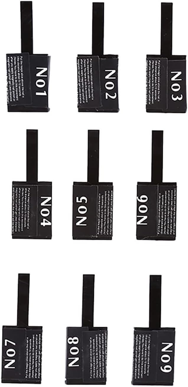 NAILWIND 9 Pcs 3D Cat Eyes Nail Art Magnetic Pen Set, Double-head Magic Magnet Stick, For 3D Magnetic Cat Eye Gel Nail Polish Nail Art Manicure Tool - Image 4