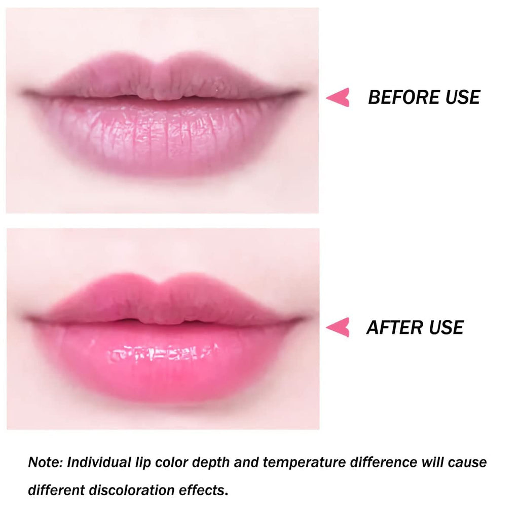 HUDAMOJI 6 Pcs Crystal Jelly Flower Matte Lipstick Moisturizer Clear Lip Glossy Balm, Color Changing, Long Lasting Lip Balm Lips Moisturizer Magic Temperature Color Change Lip Glossy For Girls Woman - Image 7