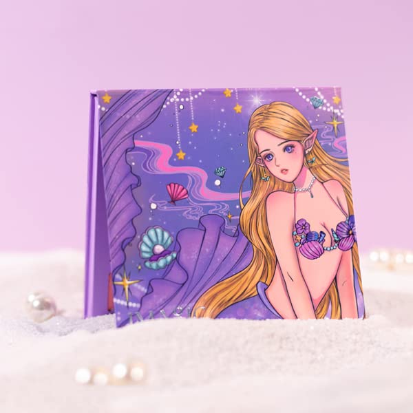 COSLUXE IMAGIC PROfessional COSMETIC THE MERMAID EYESHADOW PALETTE,MAKEUP, FACE PALETTE 15.8G - Image 5