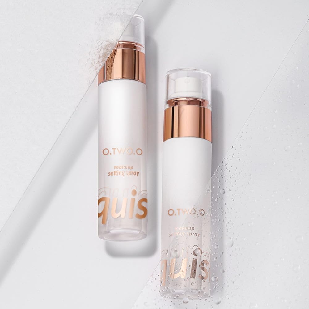 COSLUXE X O TWO O Exquisite Fine Mist Makeup Setting Spray, Long-lasting, Rose Gold 50ml
