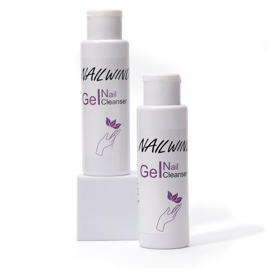 NAILWIND UV Nail Gel Cleanser for Nails, Finishing Wipe Sticky Residue Remover Cleanser Cleaner 100ml Nail Surface Cleanser for Gel Nails,Nail Cleaning Solution for UV Polish - Image 2