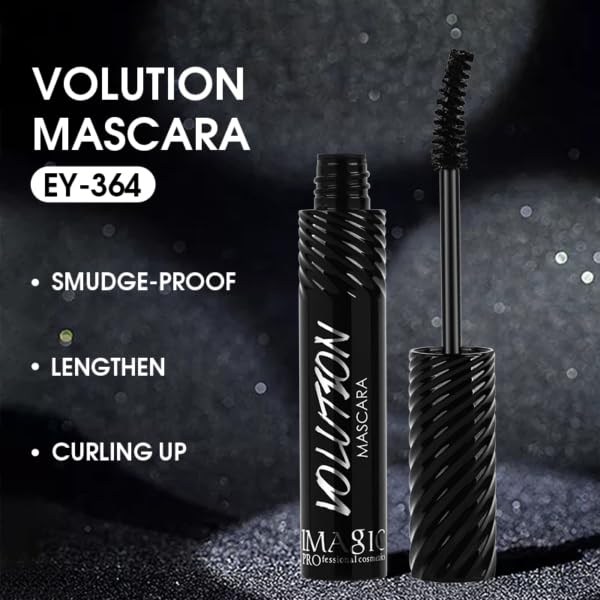 IMAGIC Volution Mascara 6ml, Smudge - Proof Waterproof Mascara - Image 6