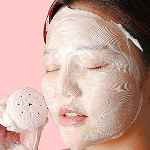 COSLUXE Octopus Silicone Facial Cleansing Brush 1 Pcs, Makeup Sponge 1 Pcs,Facial Scrubber for Deep Cleaning,Exfoliating,Makeup Remover,Massage Multicolour - Image 3