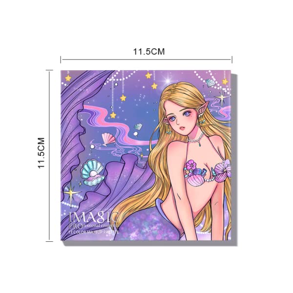 COSLUXE IMAGIC PROfessional COSMETIC THE MERMAID EYESHADOW PALETTE,MAKEUP, FACE PALETTE 15.8G - Image 6