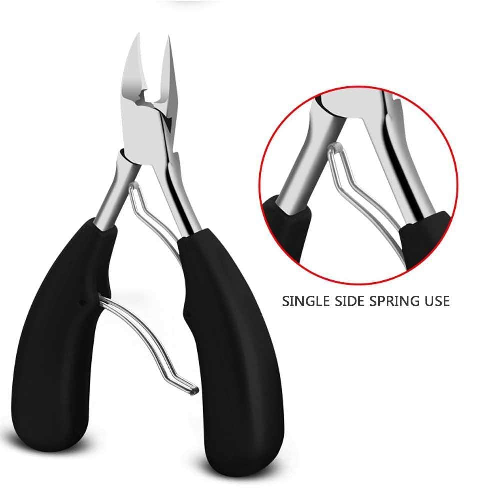 NAILWIND Nail Clippers for Thick Nail & Ingrown Toenails, Toe nail Clippers for Men, Women, Seniors, Sharp Curved Blade, Professional Pedicure Tool Gift - Image 6
