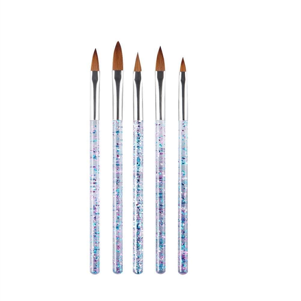 NAILWIND Acrylic Nail extension kit, Nail Art Kit - 12 Color Acrylic Powder Set, 5 Pc Gel Brushes, 150ml Mono mer - Image 5