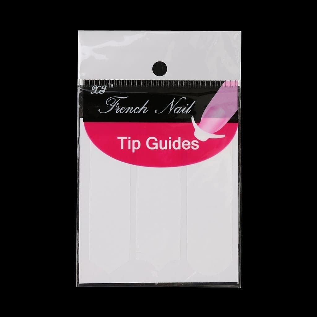 NAILWIND Nail Art Tip Sticker, French Manicure Nail Stickers Strips, Self Adhesive Nail Sticker Tips for Manicure Decoration for Women Girls Pack of 10 Sheets - Image 3