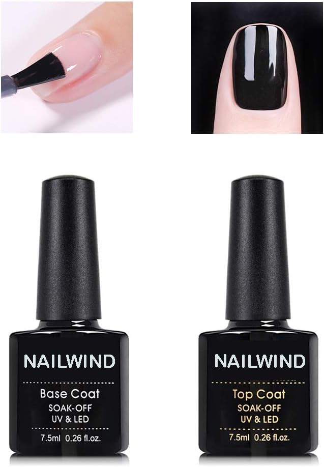 NAILWIND Gel Base Coat 7.5ml for Gel Nail Polish Soak Off Upgraded Formula Long-Lasting DIY Home and Nail Salon Quick Drying, Long Lasting, - Image 3