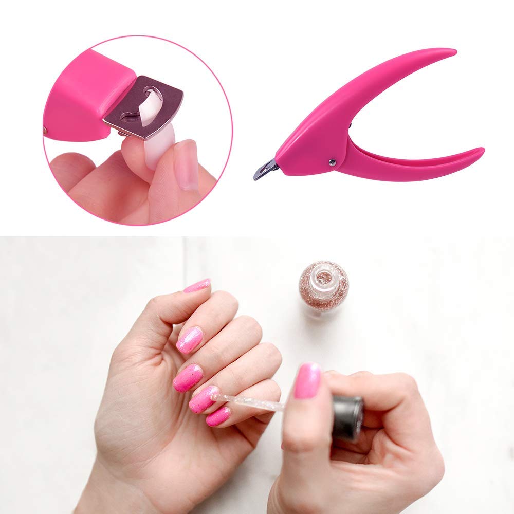 Cosluxe Acrylic Nail Clipper, Acrylic Nail Cutter Fake Nail Clippers False Nails Cutter Nail Tip Clipper Artificial Nail Clipper Nails Tip Trimmer For Artificial Nail Art Manicure Tools 1 PCS - Image 2
