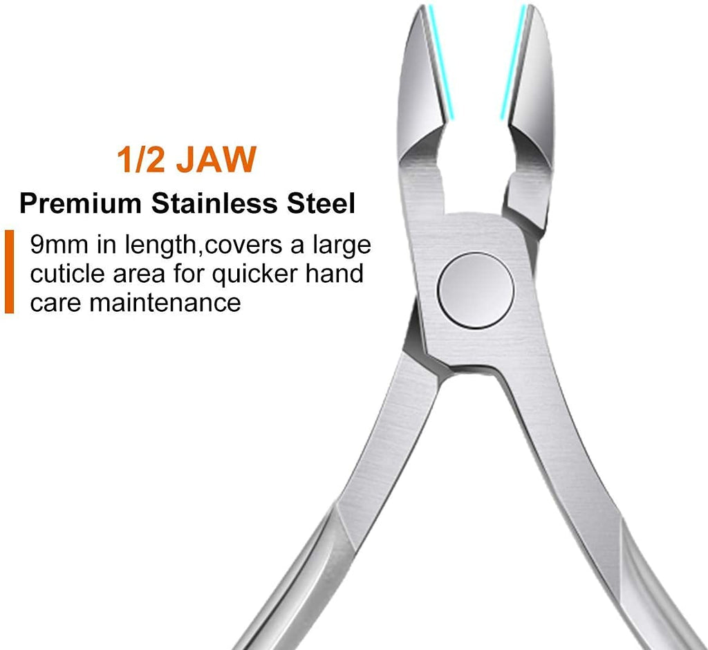 COSLUXE Cuticle Nippers Cuticle Scissors Trimmer & Remover - Stainless Steel | Extremely Sharp | Best Hand Care Professional Manicure Tool - Image 6