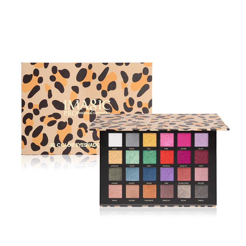 COSLUXE IMAGIC Professional cosmetic 48 COLORS EYESHADOW PALETTE 86.4g - Image 4